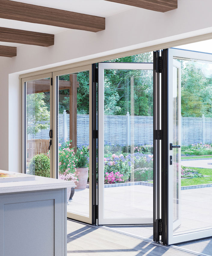 high-quality windows energy efficient bi-fold windows